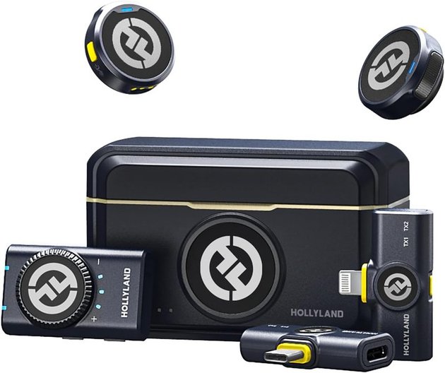 Hollyland Lark M2 wireless lavalier microphone system