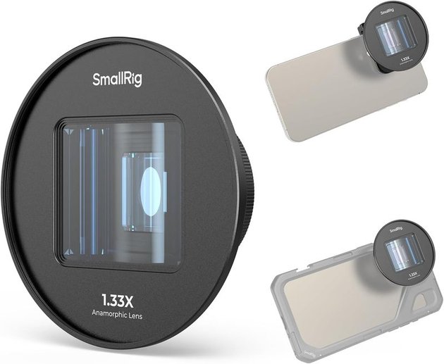 ND filters and anamorphic lenses for phone video