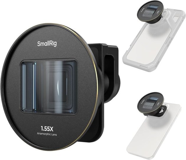 SmallRig 1.55x Anamorphic Lens for mobile phone