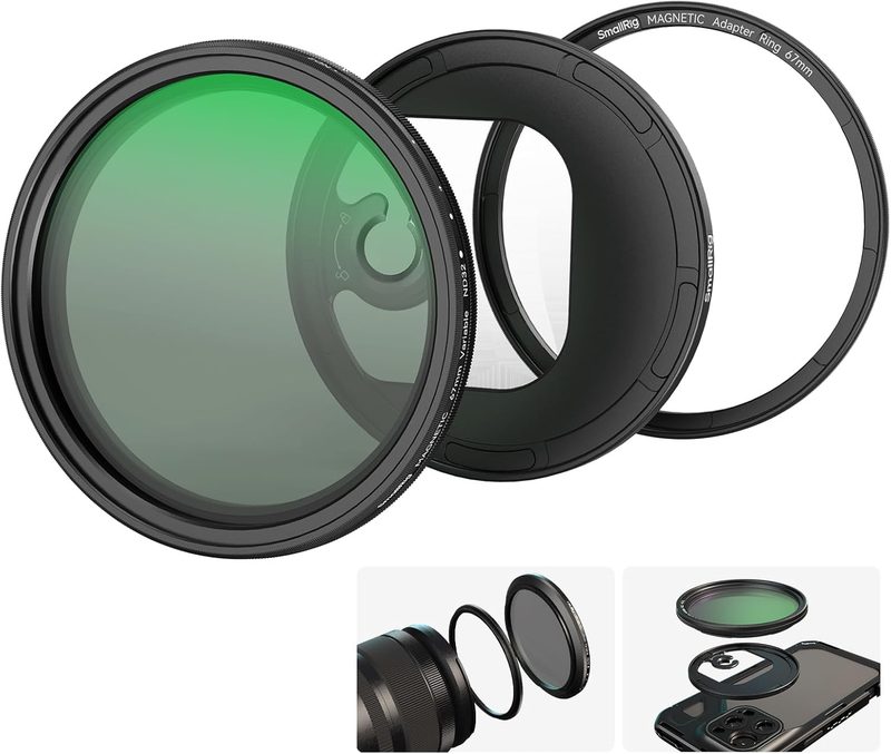 SmallRig Magnetic Variable ND Filter for smartphone video, our top ND filter pick