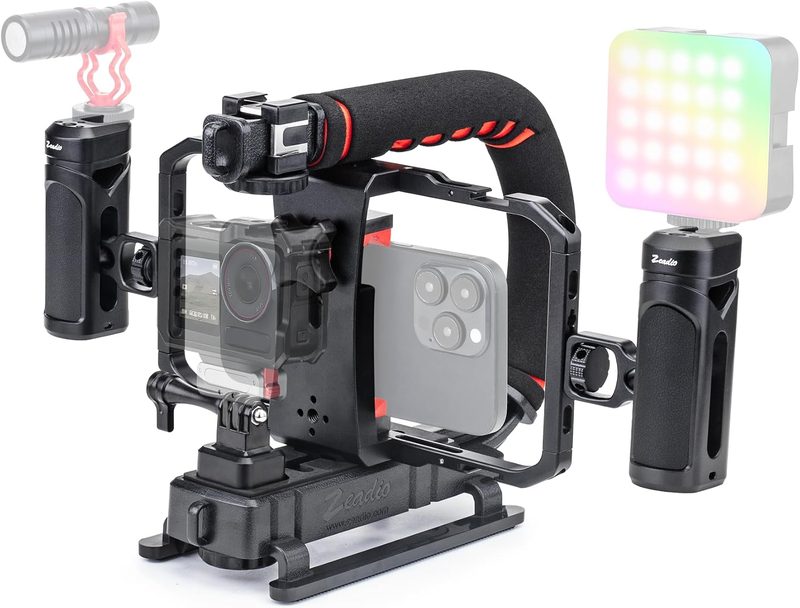 Universal video cages for Samsung and Android phones
